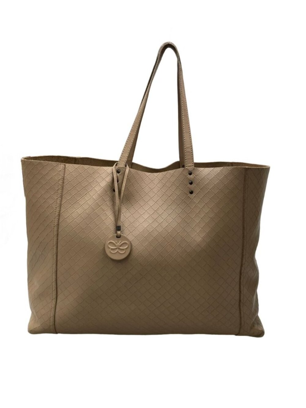 Bottega Veneta Tote Bag Leather Intreccio Mirage
